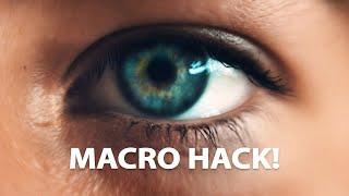 shoot MACRO without a macro lens! HACK