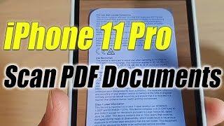 iPhone 11 Pro: How to Scan Documents and Save As PDF in Files