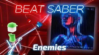 BEAT SABER | Enemies - The Score (1.20 Arcs) [With Lyrics!]