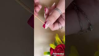 Easy floral nail art design #nailart2023 #youtubeshorts #shorts