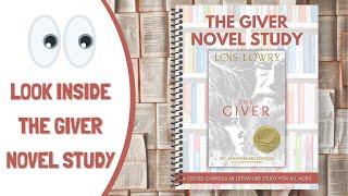 Look Inside: The Giver Novel Study | Cross Curricular Literature Study for ALL Ages