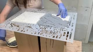 How To Apply A Raised Stencil