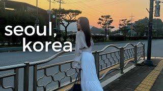 korea vlog  first time in the motherland, country club golf course, convenience store food haul