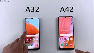 SAMSUNG A32 vs A42 5G Speed Test