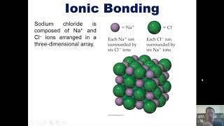 Ionic Compounds and Lattice Structures: Chapter 8 – Part 2