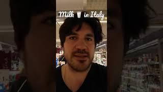 How to buy milk  in Italy  #shorts #travel #italia