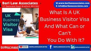 UK Business Visitor visa, @BARILAWASSOCIATES