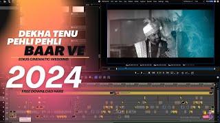 Dekha Tenu Pehli Pehli Baar Ve Edius Cinematic Song Project Free Downlaod 2024 || SURESH EDITS