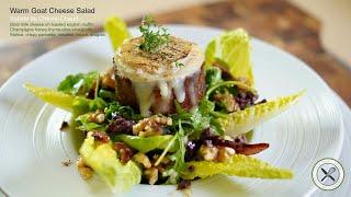 Warm Goat Cheese Salad – Bruno Albouze – THE REAL DEAL