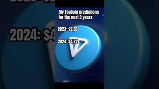 Crazy TonCoin Price Predictions !!!