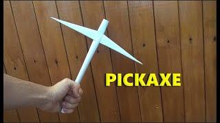 How to make a Pickaxe out of paper