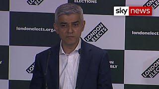 Vote 2021: Sadiq Khan wins London mayoral election