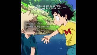 It’s so sad in middle school #mine #deku #manga #mha #anime #bakugou