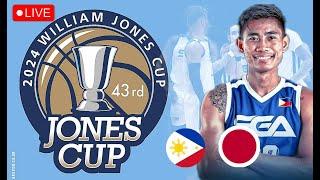 PHILIPPINES-SGA vs JAPAN U22 JONES CUP 2024 LIVE