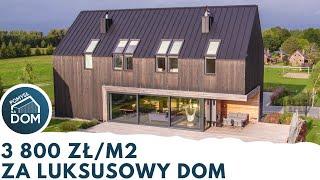 Nowoczesna stodoła dla dużej rodziny. 4 sypialnie, kominek i huśtawka - Pomysł na Dom #29