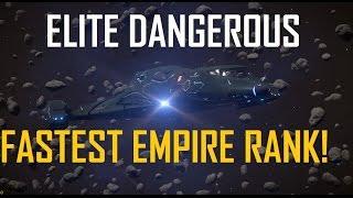 Elite Dangerous - How to RANK FAST with EMPIRE - To Baron in 5 hours!