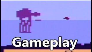 Star Wars The Empire Strike Back Atari 2600 Gameplay - The No Swear Gamer