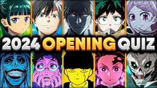 ANIME OPENING QUIZ【2024 LEVEL】TOP Openings of 2024 