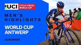 OUTSTANDING WIN!  | Men's UCI Cyclo-Cross World Cup Race Highlights | Eurosport Cycling