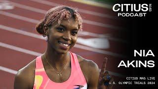 Nia Akins After Winning A WILD US Olympic Trials 800m Final + Confidence Ahead Of The Paris Olympics