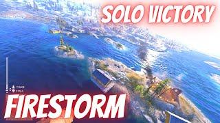 FIRESTORM (4K) : solo victory  ! (BATTLE ROYAL BATTLEFIELD V)