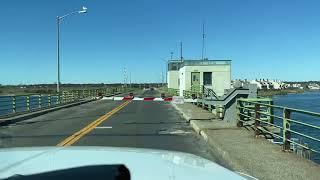 Smith Point Beach Drawbridge Opening and Closing in Mastic Beach, New York.