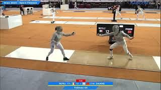 Oran World Cup 2024 SWS - L64 - Claudia Rotili ITA v Zhuang Chenyi CHN