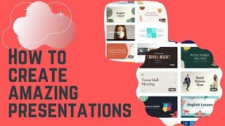 How to make amazingly creative presentations to impress!