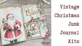 Vintage Christmas Junk Journal Kits