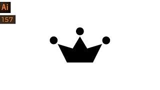 Crown icon in Illustrator