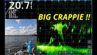 BIG LATE FALL CRAPPIE with LIVESCOPE !!