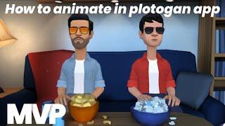 |How to animate in plotogan app| MVP Creations