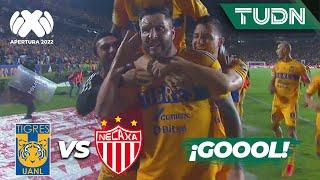 ¡ULTRA GOLAZO! Gignac la prende de tiro libre | Tigres 1-0 Necaxa | Liga Mx AP2022-Repechaje | TUDN