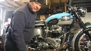 Triumph pre unit Bonneville T120R - In for recommissioning, first attempt to start - will it run?