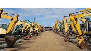 Excavators stock in Japan | Constructions and Heavy Machinery | Made in Japan