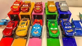 Disney Pixar Cars Lightning Mcqueen, Dinoco, Mater, Hudson, Axlerod, Finn, Frank, Guido, Mack, Shu