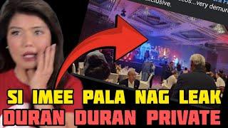 SI IMEE PALA ANG NAG LEAK NG PICTURE NG DURAN DURAN KAY SASS