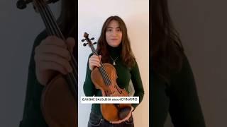 EUGENIE DALGLEISH about DYNAMO strings for VIOLIN