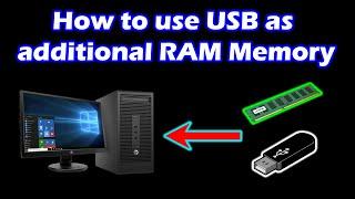 How to use USB flash drive as RAM memory