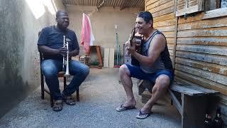 um café da tarde com meu irmaozinho jorginho trompete uma visita inesperada sempre  e muita música