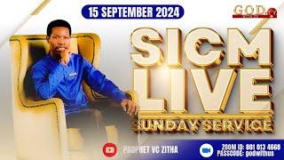 YOU ARE WATCHING LIVE SUNDAY SERVICE WITH PROPHET V.C ZITHA - 15 SEPTEMBER 2024