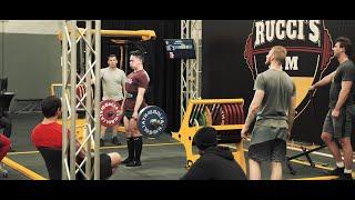 Novice Powerlifting Competition - Rucci's Gym - West Coast Barbell Club lifter