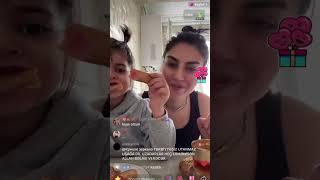 Aylisle Seher Tezden Canli Sosiska Yeyirik Qoz Qoymuruq Menasizdara - Leman TikTok Official