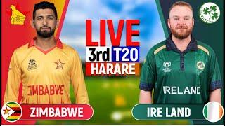 Live Zimbabwe vs Ireland 3rd T20 Live | ZIM vs IRE Live Score & Commentary