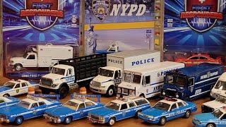 1/64 Diecast NYPD Collection by GREENLIGHT - Police Hot Pursuit, Fire Rescue, and First Responders