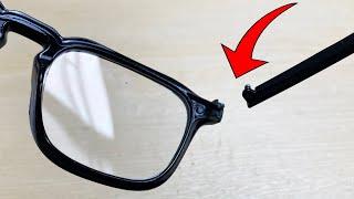 Easy Way To Repair Broken Plastic Eyeglasses Frames That Not Many People Know