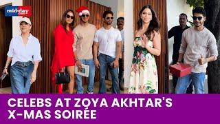 Gauri-Suhana Khan, Shweta Bachchan, Shahid Kapoor, & others attend Zoya Akhtar's Christmas gathering