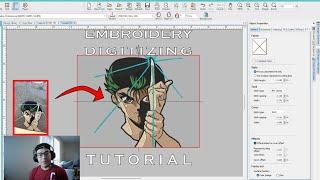 Best In-Depth Embroidery Digitizing Tutorial | HATCH | ANIME | TUTORIAL