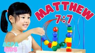 Matthew 7:7 Memory Verse Song for Kids | ACPA Kids Bible Songs