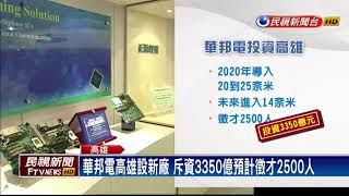 華邦電砸3350億 高雄設12吋晶圓廠－民視新聞